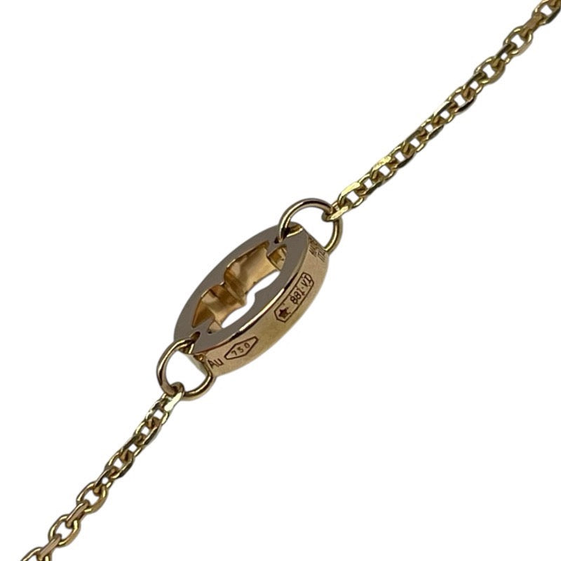 ブルガリ BVLGARI フィオレヴァー1Pダイヤネックレス ゴールド Au750 ジュエリー