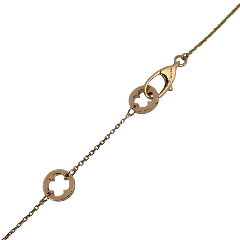 ブルガリ BVLGARI フィオレヴァー1Pダイヤネックレス ゴールド Au750 ジュエリー