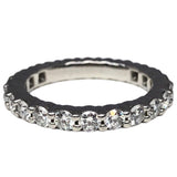ハリーウィンストン HARRY WINSTON ラウンドカットプロング セット ダイヤリング Pt950 ジュエリー