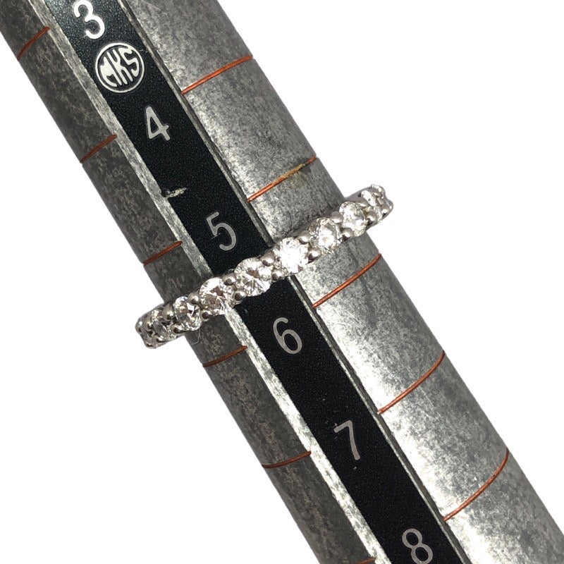 ハリーウィンストン HARRY WINSTON ラウンドカットプロング セット ダイヤリング Pt950 ジュエリー
