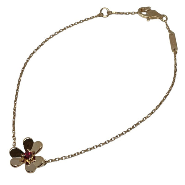 ヴァンクリーフ＆アーペル Van Cleef & Arpels フリヴォルミニ 1P ルビーブレス ピンクゴールド 750PG/ルビー ジュエリー