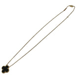 ヴァンクリーフ＆アーペル Van Cleef & Arpels ヴィンテージアルハンブラネックレス オニキス イエローゴールド 750YG/オニキス ジュエリー