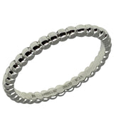 ヴァンクリーフ＆アーペル Van Cleef & Arpels ペルレ スモールリング ホワイトゴールド 750WG ジュエリー