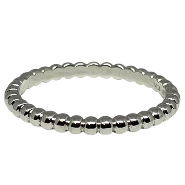 ヴァンクリーフ＆アーペル Van Cleef & Arpels ペルレ スモールリング ホワイトゴールド 750WG ジュエリー