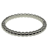 ヴァンクリーフ＆アーペル Van Cleef & Arpels ペルレ スモールリング ホワイトゴールド 750WG ジュエリー