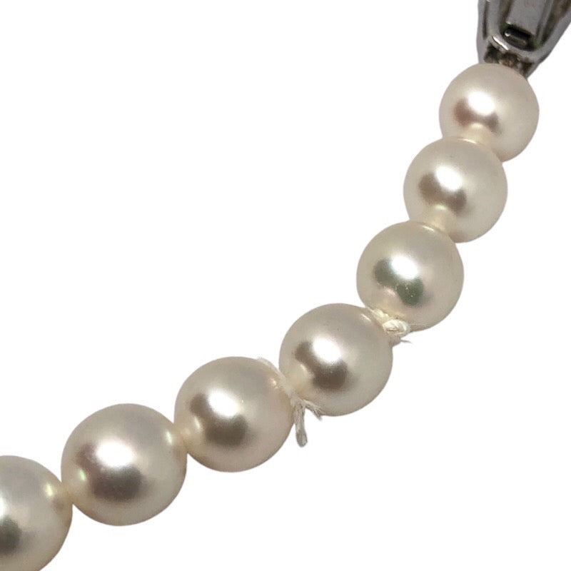 ミキモト MIKIMOTO Mチャーム・ネックレス K18/SV ジュエリー