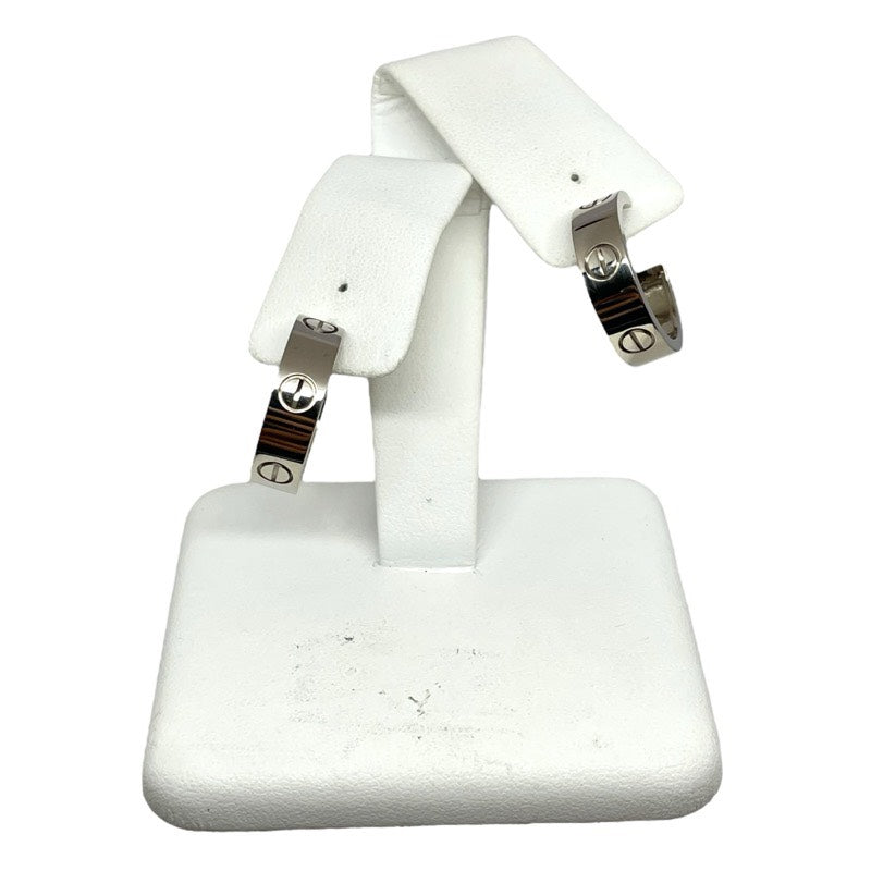 カルティエ Cartier ラブフープピアス ホワイトゴールド 750WG ジュエリー