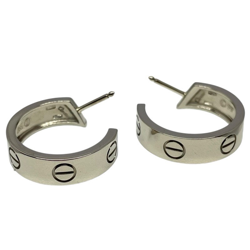 カルティエ Cartier ラブフープピアス ホワイトゴールド 750WG ジュエリー