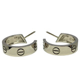 カルティエ Cartier ラブフープピアス ホワイトゴールド 750WG ジュエリー