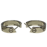 カルティエ Cartier ラブフープピアス ホワイトゴールド 750WG ジュエリー