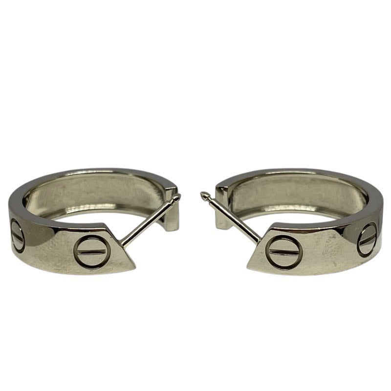 カルティエ Cartier ラブフープピアス ホワイトゴールド 750WG ジュエリー