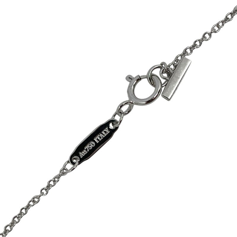 ティファニー TIFFANY＆CO Tスマイルダイヤネックレスミニ ホワイトゴールド 750WG ジュエリー