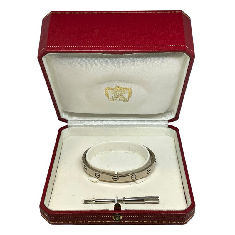 カルティエ Cartier ラブブレス ホワイトゴールド 750WG ジュエリー