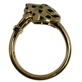 カルティエ Cartier パンテールドゥカルティエリング イエローゴールド 750WG/オニキス/ダイヤモンド ジュエリー