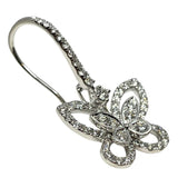 グラフ GRAFF バタフライシルエットドロップピアス ホワイトゴールド 750WG ジュエリー