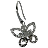 グラフ GRAFF バタフライシルエットドロップピアス ホワイトゴールド 750WG ジュエリー