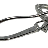 グラフ GRAFF バタフライシルエットドロップピアス ホワイトゴールド 750WG ジュエリー