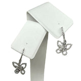 グラフ GRAFF バタフライシルエットドロップピアス ホワイトゴールド 750WG ジュエリー