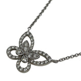 グラフ GRAFF バタフライシルエットネックレス ミニ ホワイトゴールド ジュエリー