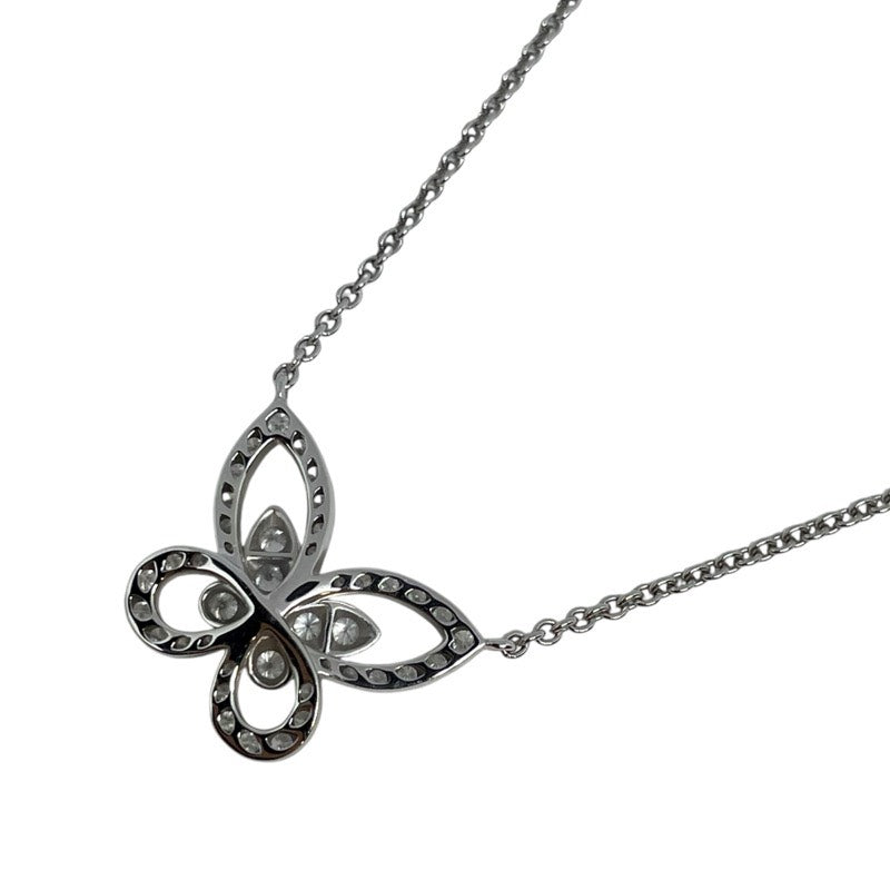 グラフ GRAFF バタフライシルエットネックレス ミニ ホワイトゴールド ジュエリー