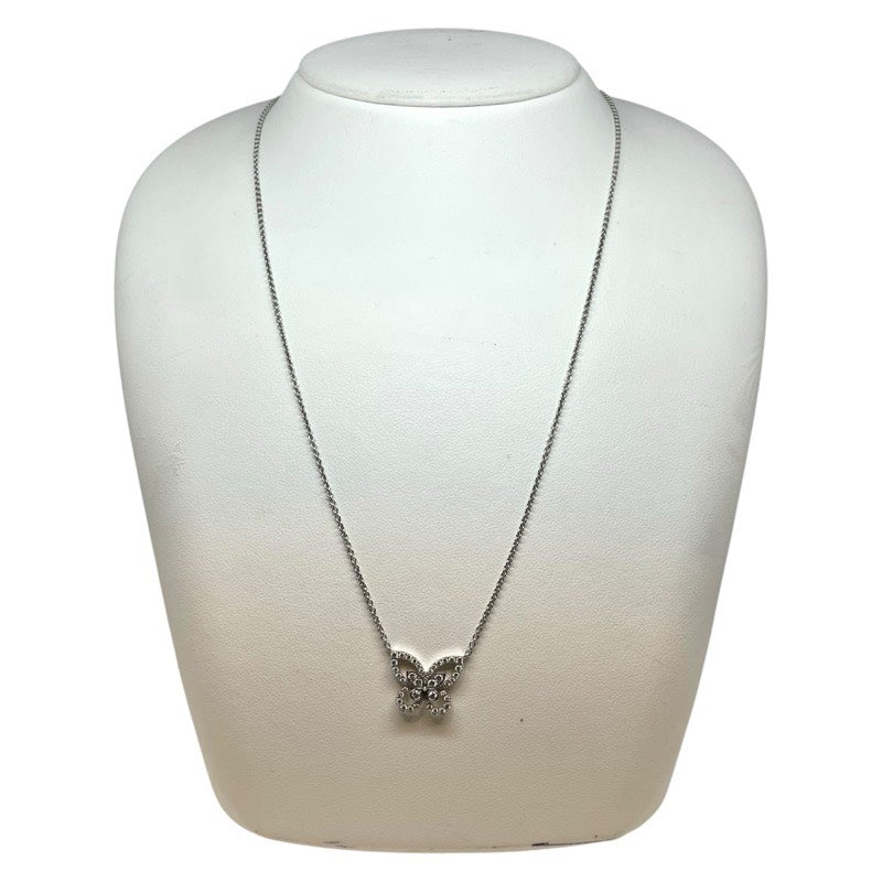 グラフ GRAFF バタフライシルエットネックレス ミニ ホワイトゴールド ジュエリー