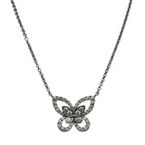 グラフ GRAFF バタフライシルエットネックレス ミニ ホワイトゴールド ジュエリー