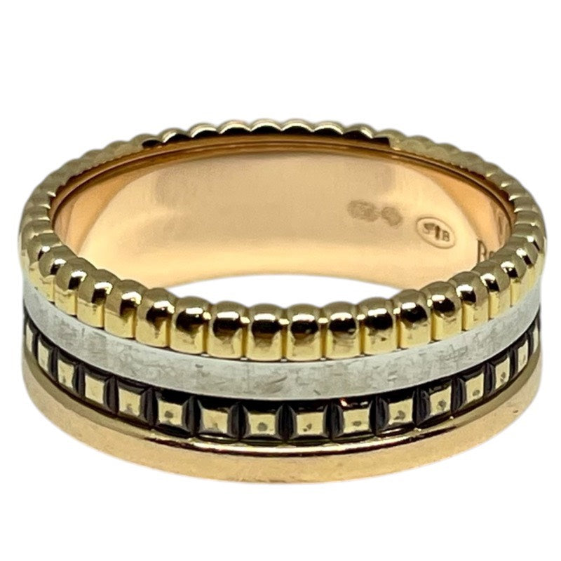 ブシュロン BOUCHERON キャトルクラシックリング スモール K18WG/K18YG/K18PG/ブラウンPVD ジュエリー