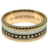 ブシュロン BOUCHERON キャトルクラシックリング スモール K18WG/K18YG/K18PG/ブラウンPVD ジュエリー