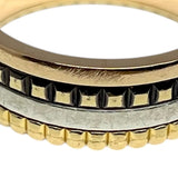 ブシュロン BOUCHERON キャトルクラシックリング スモール K18WG/K18YG/K18PG/ブラウンPVD ジュエリー