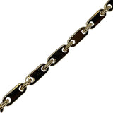 カルティエ Cartier フィガロ ブレスレット 19.5cm イエローゴールド 750YG ジュエリー