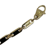 カルティエ Cartier フィガロ ブレスレット 19.5cm イエローゴールド 750YG ジュエリー