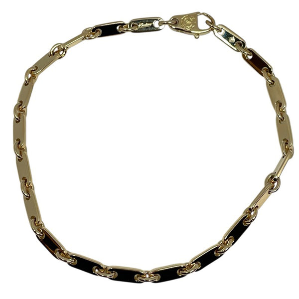 カルティエ Cartier フィガロ ブレスレット 19.5cm イエローゴールド 750YG ジュエリー