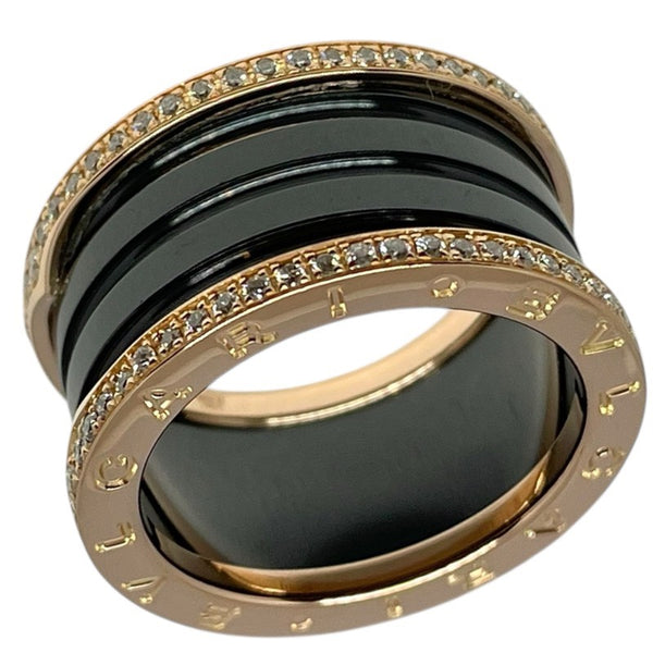 ブルガリ BVLGARI ビーゼロワン リング 4バンド(M) ピンクゴールド 750PG/ダイヤモンド ジュエリー