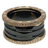 ブルガリ BVLGARI ビーゼロワン リング 4バンド(M) ピンクゴールド 750PG/ダイヤモンド ジュエリー