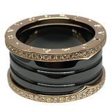 ブルガリ BVLGARI ビーゼロワン リング 4バンド(M) ピンクゴールド 750PG/ダイヤモンド ジュエリー