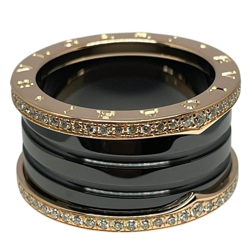 ブルガリ BVLGARI ビーゼロワン リング 4バンド(M) ピンクゴールド 750PG/ダイヤモンド ジュエリー