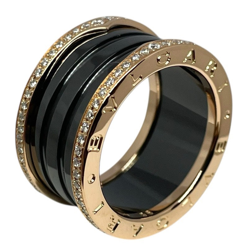 ブルガリ BVLGARI ビーゼロワン リング 4バンド(M) ピンクゴールド 750PG/ダイヤモンド ジュエリー