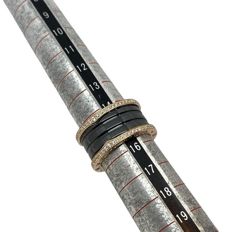 ブルガリ BVLGARI ビーゼロワン リング 4バンド(M) ピンクゴールド 750PG/ダイヤモンド ジュエリー