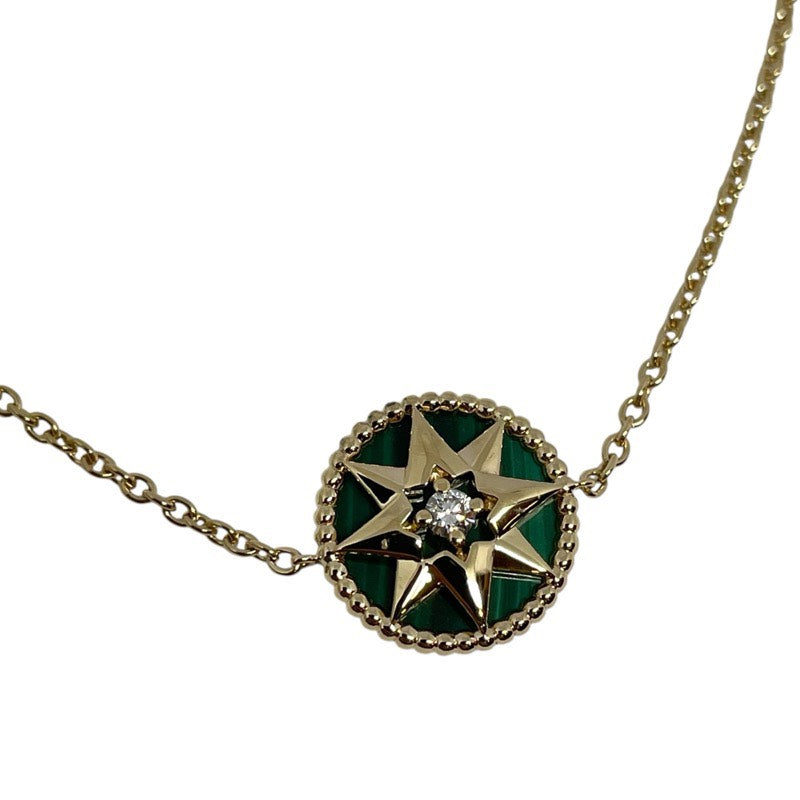 クリスチャン・ディオール Christian Dior ローズ・デヴァン ブレス イエローゴールド 750YG/マラカイト ジュエリー