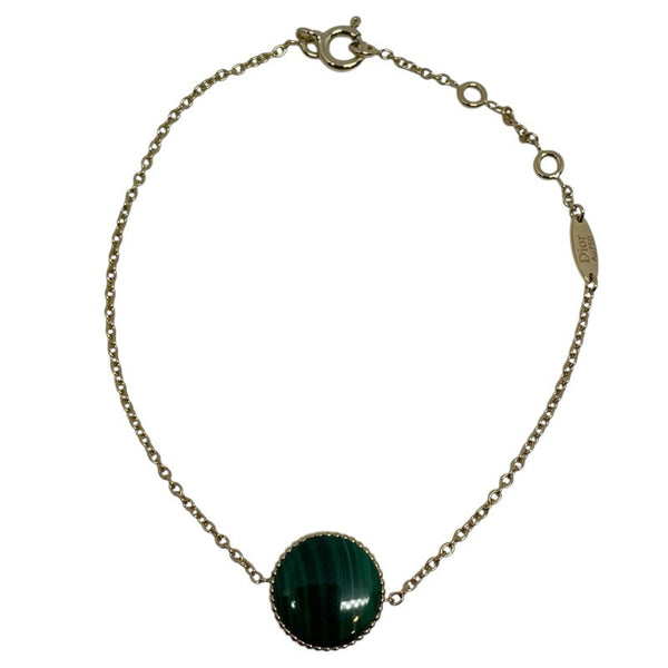 クリスチャン・ディオール Christian Dior ローズ・デヴァン ブレス イエローゴールド 750YG/マラカイト ジュエリー