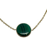 クリスチャン・ディオール Christian Dior ローズ・デヴァン ブレス イエローゴールド 750YG/マラカイト ジュエリー