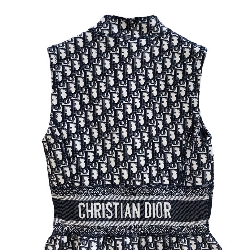 クリスチャン・ディオール Christian Dior オブリーク総柄ノースリーブワンピース 143R04A4040 ナイロン レディース |  中古ブランドリユースショップ OKURA(おお蔵)