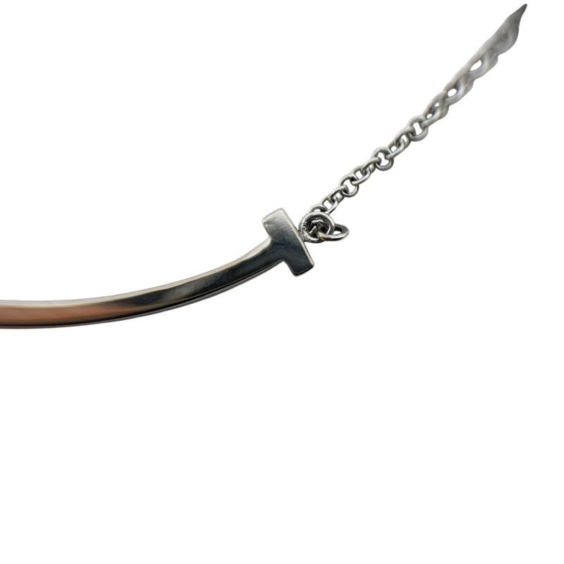 ティファニー TIFFANY＆CO Tスマイルネックレススモール ホワイト