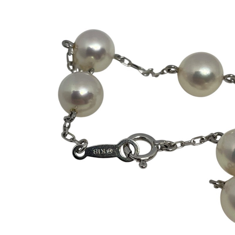 ミキモト MIKIMOTO パールブレスレット K18WG ジュエリー | 中古