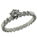 ショーメ CHAUMET ビードゥショーメ ソリテールリング K18ホワイトゴールド ジュエリー