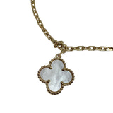 ヴァンクリーフ＆アーペル Van Cleef & Arpels ラッキーアルハンブラ ブレス イエローゴールド 750YG/イエローゴールド, カーネリアン, タイガーズアイ, マザーオブパール, マラカイト ジュエリー