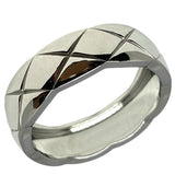 シャネル CHANEL ココクラッシュリング M ホワイトゴールド 750WG ジュエリー