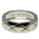 シャネル CHANEL ココクラッシュリング M ホワイトゴールド 750WG ジュエリー