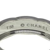 シャネル CHANEL ココクラッシュリング M ホワイトゴールド 750WG ジュエリー