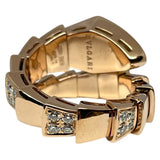 ブルガリ BVLGARI セルペンティヴァイパーリング ピンクゴールド 750PG/オニキス/ダイヤモンド ジュエリー